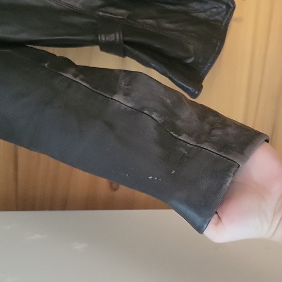 Vintage leather jacket, fully lined size 8 - Picture 2 of 6